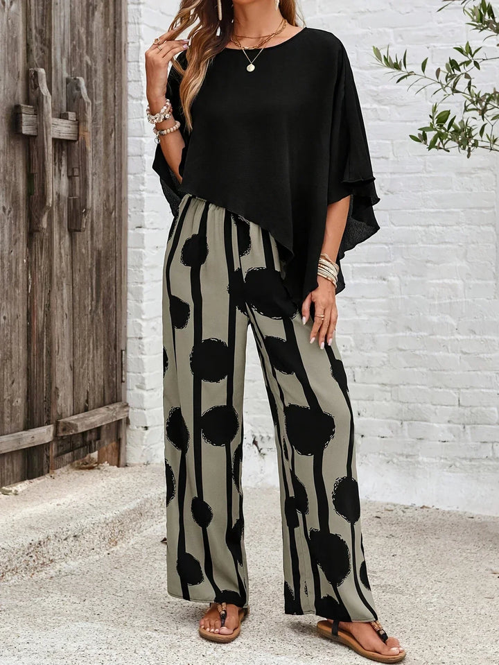 Eva | Elastic Waist Two-Piece Set