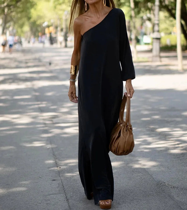 Annie | Elegant One Shoulder Dress