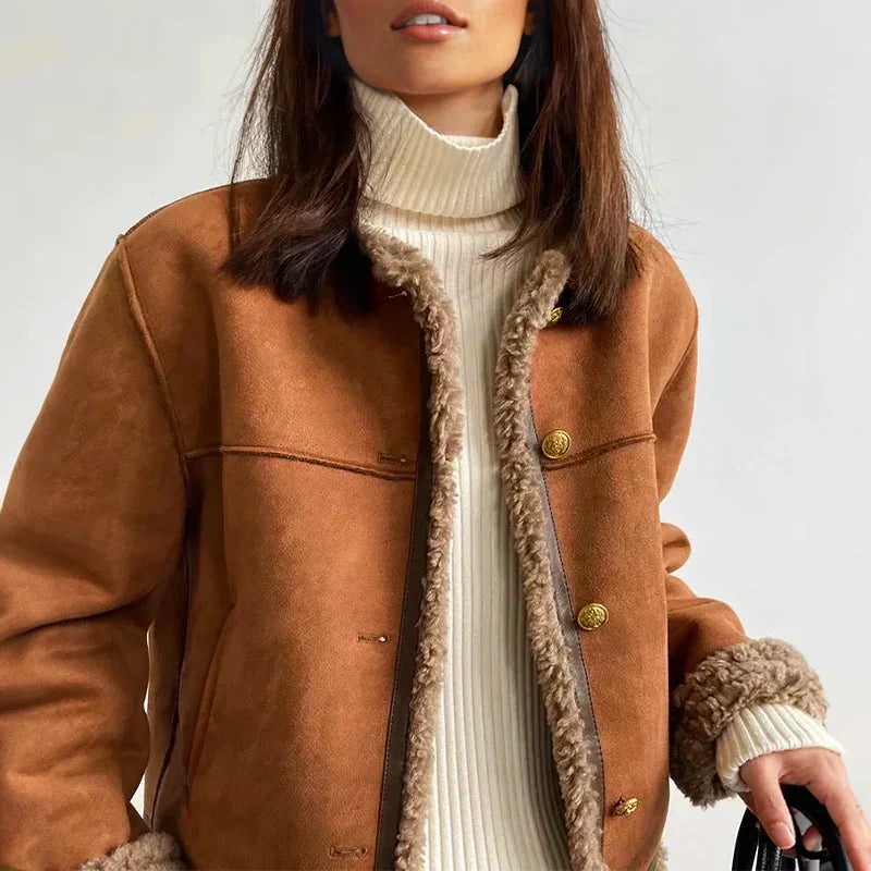 Gabriella | Cozy Shearling Jacket
