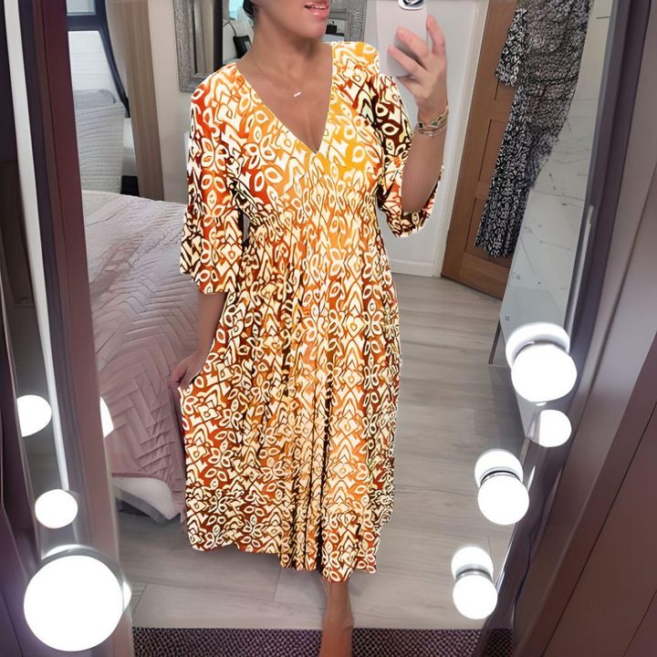 Camila | Sunset Maxi Dress