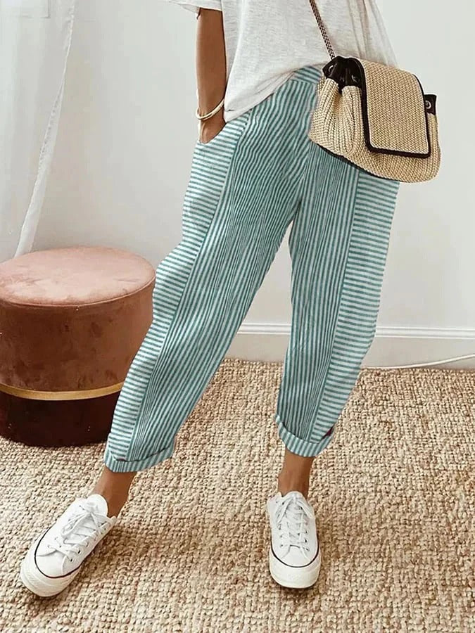 Avery | Stylish Striped Pants