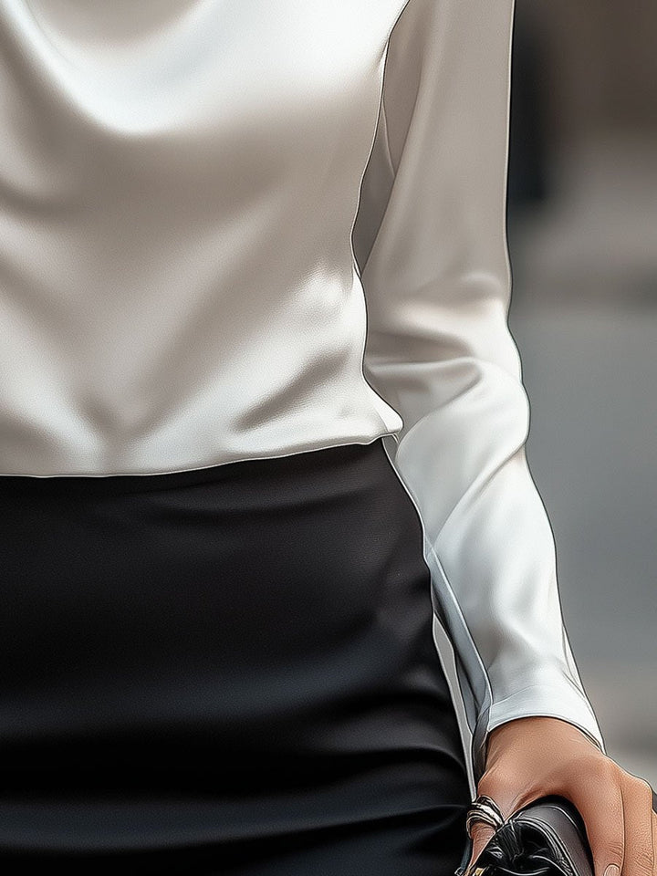 Julia | Elegant Satin Blouse