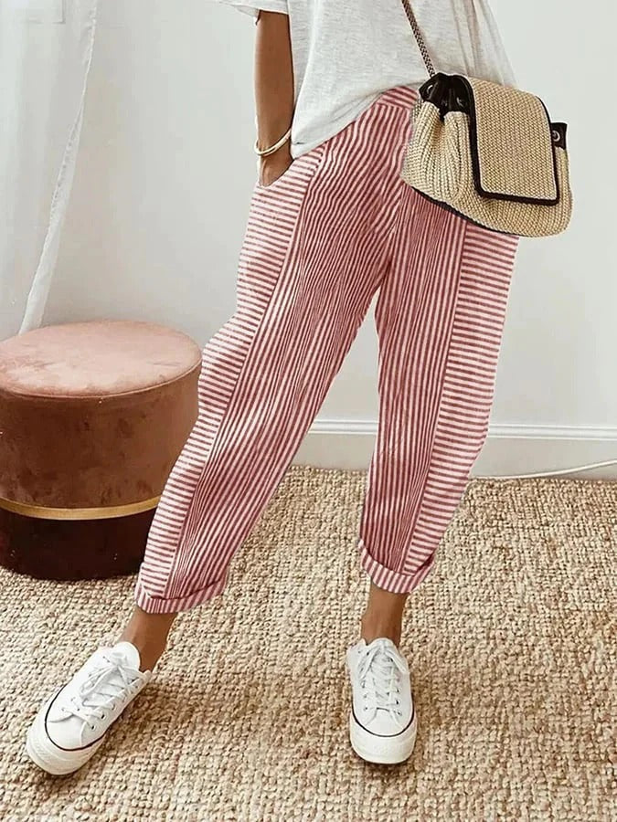 Avery | Stylish Striped Pants
