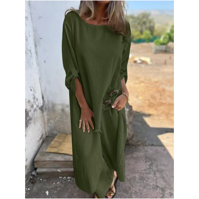 Abby | Irregular Dress and Loose Pants Sets