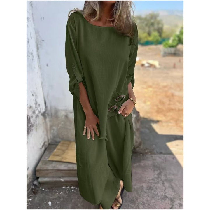 Abby | Irregular Dress and Loose Pants Sets