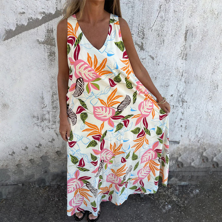 Maryam | Elegant V-Neck Dress