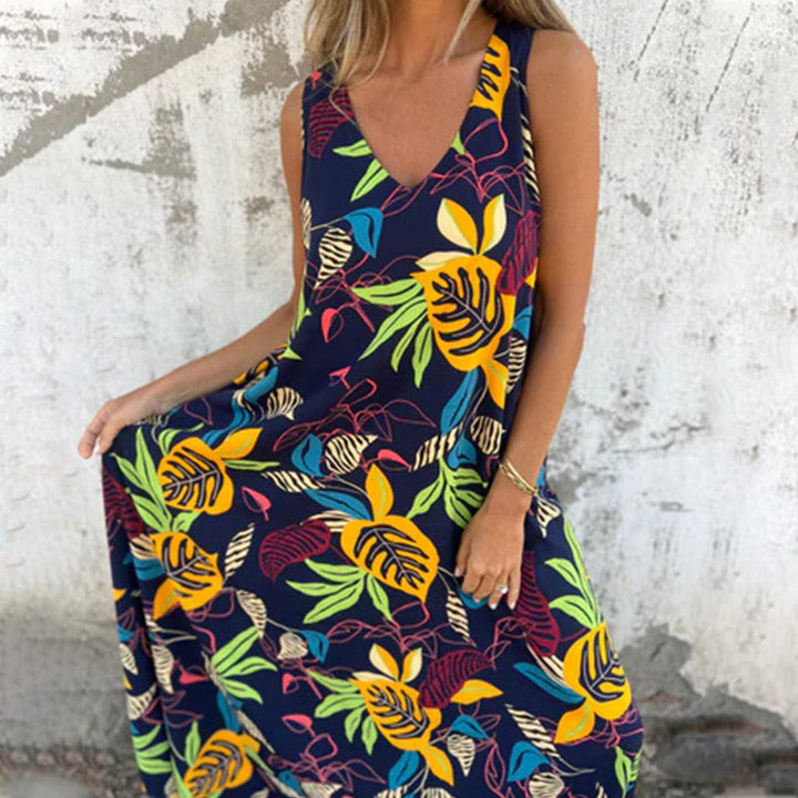 Maryam | Elegant V-Neck Dress