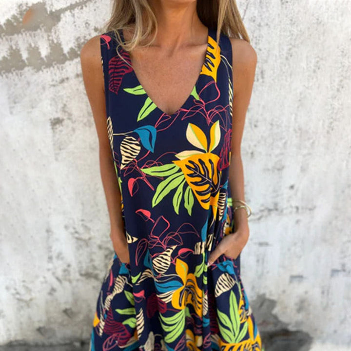 Maryam | Elegant V-Neck Dress