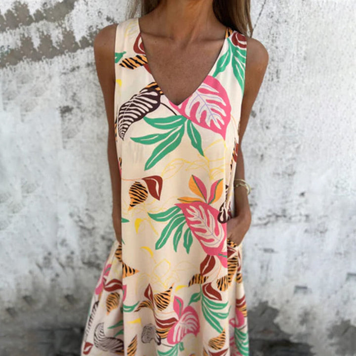 Maryam | Elegant V-Neck Dress