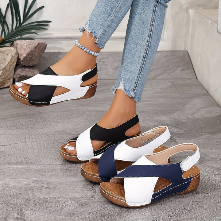 Atasha | Ultra Comfortable Slope Heel Orthopedic Sandals