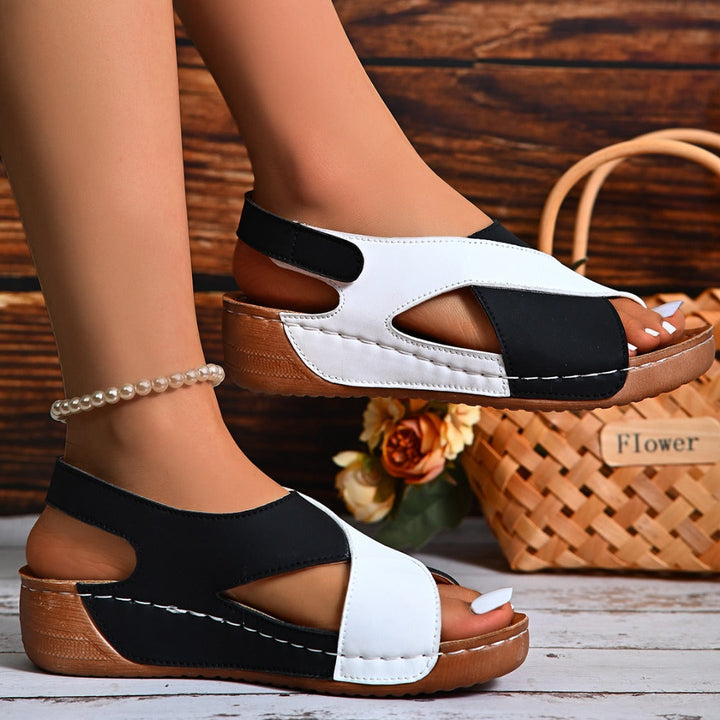 Atasha | Ultra Comfortable Slope Heel Orthopedic Sandals