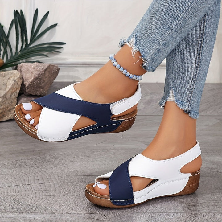 Atasha | Ultra Comfortable Slope Heel Orthopedic Sandals